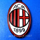 AC Milan Football FC Club Sports Colorful Necklace Pendant Free Chain