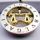 Libra Horoscope Zodiac Steel Necklace Pendant