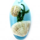 Amber Real Seashell Necklace Pendant Bead Multi-color NO.1