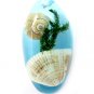 Amber Real Seashell Necklace Pendant Bead Multi-color NO.1