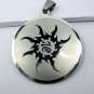 Stainless Steel Round Shaped Necklace Pendant Sun