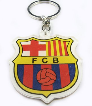 Barcelona Football FC Sports Key Chain Keyring New