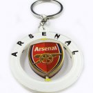 Arsenal Football FC Sports Rotatable Key Chain Ring New