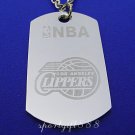 Stainless Steel NBA Club Dog Tag Los Angeles Clippers