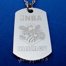 Stainless Steel NBA Club Dog Tag Oklahoma City Thunder
