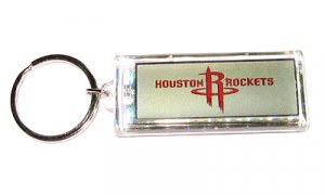 Houston Rockets NBA solar powered key chain keyring-LCD