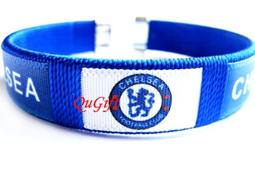 Chelsea FC Club Football Sport Colorful Adjustable Bangle Bracelet Wristband
