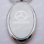 Oval Car Chrome Keyring Key Chain New Mercedes Benz