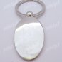 Oval Car Chrome Keyring Key Chain New Mercedes Benz