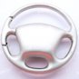 Steering Wheel Car Chrome Keyring Key Chain New Audi
