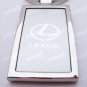 Rectangular Car Chrome Keyring Key Chain New Lexus