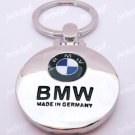Bilateral Car Chrome Keyring Key Chain New BMW