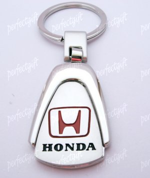 Car Chrome Keyring Key Chain New Honda