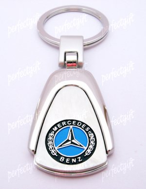 Car Chrome Keyring Key Chain New Mercedes Benz