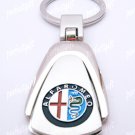 Car Chrome Keyring Key Chain New Alfaromeo