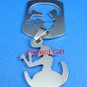 Virgo Stainless Steel Horoscope Zodiac Necklace Pendant Dog Tag 2-Piece