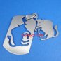 Taurus Stainless Steel Horoscope Zodiac Pendant Dog Tag 2-Piece New