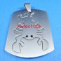 Scorpio Stainless Steel Horoscope Zodiac Pendant Dog Tag 2-Piece