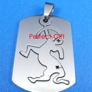 Sagittarius Stainless Steel Horoscope Zodiac Pendant Dog Tag 2-Piece