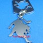 Leo Stainless Steel Horoscope Zodiac Necklace Pendant Dog Tag 2-Piece