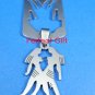 Gemini Stainless Steel Horoscope Zodiac Necklac Pendant Dog Tag 2-Piece