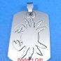 Cancer Stainless Steel Horoscope Zodiac Pendant Dog Tag 2-Piece