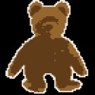Black and Orange Halloween Bear
