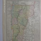 1902 Cram's Atlas Map of New Hampshire and Vermont