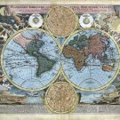 1716 Baptist Homann World Map—Reproduction
