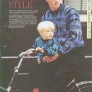 Knitting pattern for childs geometric pattern jumper