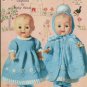 Knitting pattern for Dolls outfits 10" -14" Robin 798 PDF
