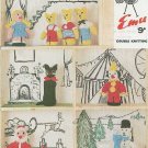 Vintage knitting pattern for Adorable toys. Emu 8126. PDF