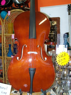 cello with bag & bow