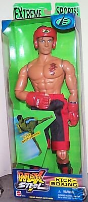Max Steel 12" Kick-Boxing 2001 Mattel Big Jim Action Figure 54179 | GI Joe | Action Man Doll