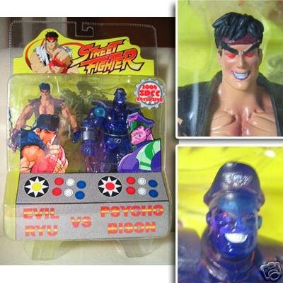 Street Fighter - Round 4 - Akuma Blue Variant - SOTA Toys Action Figure