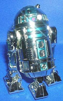 Star Wars R2-D2 Droid Silver Anniversary 2002 3.75" MOC FREE Shipping!