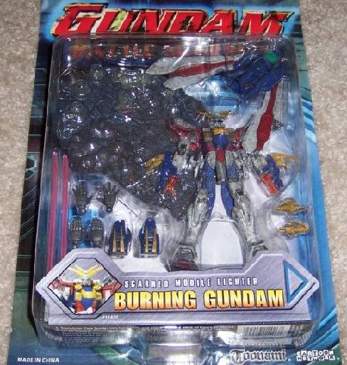 Burning God Gundam 2003 Bandai Mobile Fighter MSIA Scarred G-Gundam Action Figure MIA #11426