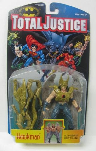 JLA Batman Total Justice Hawkman 1996 Kenner Action Figure No.63808 DC Comics Super Heroes