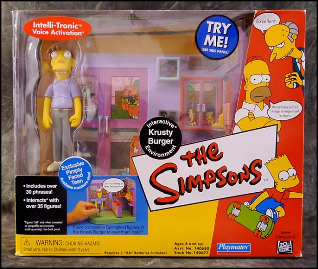 the simpsons playsets