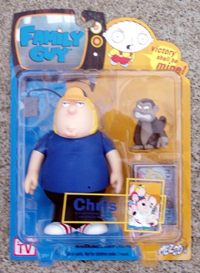 Family Guy Mezco S1 Chris Griffin Evil Monkey Vinyl Figure 1st AFA (MOC)