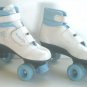 MacGregor Jr Skate Youth-3 (Ladies-5) Quad EZ Roller Derby Skates Velcro Vintage VGC