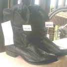 Vtg Acme Cowboy Boots Men 12 Black Leather Vintage Dingo Western Boot NWT
