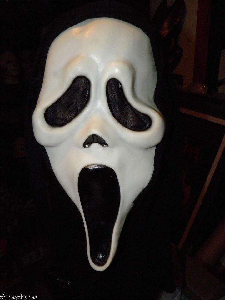 Scream Ghostface Mask '97 FunWorld Gen1 Fantastic Faces & Robe VTG 90s ...