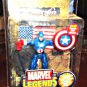 Marvel Legends Series 1 Captain America Classic Avenger 2002 Toybiz 6" Figure + Foil Comic Variant