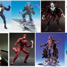 Toy Biz Spiderman Classics Lot 8 Super Poseable McFarlane Marvel Legends Sinister-6 Villains Set