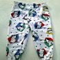 Carters Sz-2 Boys Toddler Pajama Pants (Puppy Dogs) | Vintage 90s | Color: White