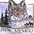 'New Mexico' Timber Wolf Vintage T-Shirt Gray Size 2-4 Toddler Boy