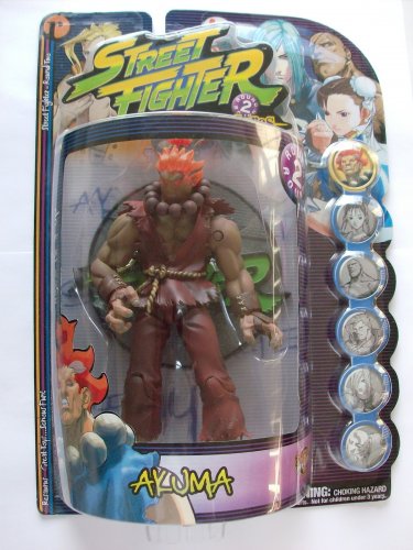 RARE! Street Fighter 2 Akuma Gouki 12 Action Figure JAPAN GAME