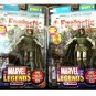 Dr Doom + Doombot Marvel Legends Series 2 II Toy Biz 2002 Set 6" Figures + Fantastic 4 Comics