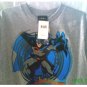 Batman TAS T-Shirt Boys Size-L (NWT) 2005 Dark Knight Gray Tee